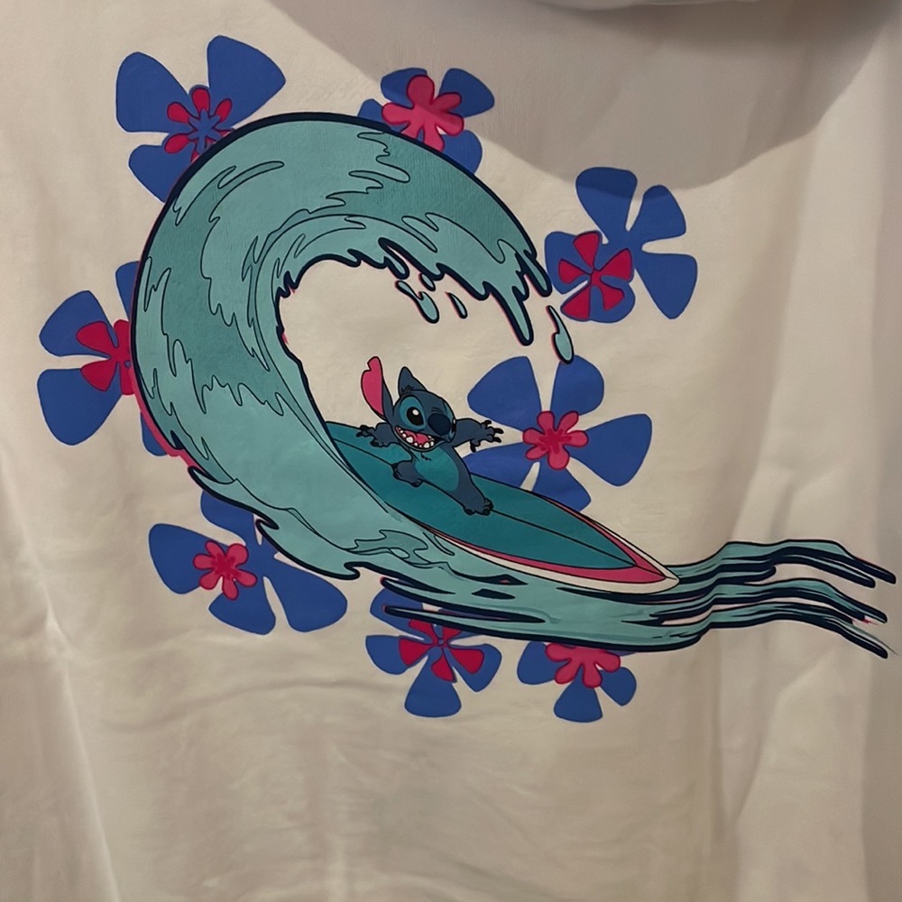 Disney Parks Stitch Pullover Hoodie NWT - Picture 4 of 5